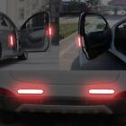 2x Red Reflective Safety Warning Strip Tape Car Accessories Stick✨ Bumper A4U4
