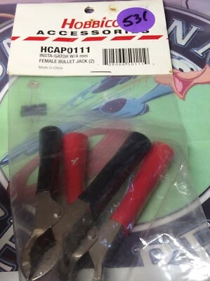 Hobbico HCAP0111: Insta Gator W/4mm Female Bullet Jack NewInPack USA Shipped - Image 1 of 2