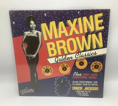 Maxine Brown-Golden Classics -1988 12” R&B Soul Vinyl LP-SEALED - Image 1 of 2