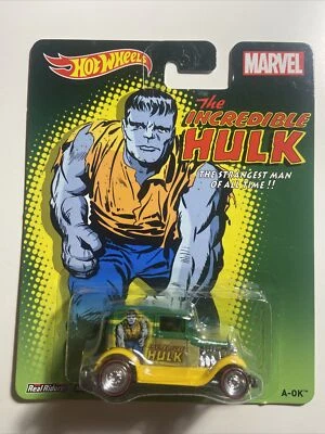 2014 Hot Wheels 'Marvel Real Riders’ - Incredible Hulk - A-Ok - Image 1 of 3