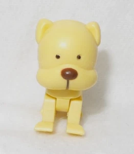 FIGURINE JOUET PET PETIT CHIEN ARTICULÉ BEIGE COMME UN PLAMOBIL EN PVC - Picture 1 of 5