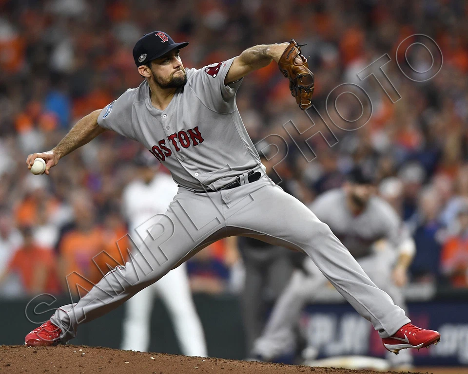  Nathan Eovaldi Boston Red Sox Game 5 2018 ALCS Champions 8x10 Photo - Image 1 of 1