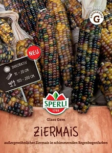 Maíz decorativo Glass Gem brillantes colores arco iris semillas 87699 - Imagen 1 de 2