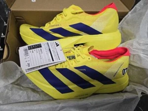 Adidas Adizero Adios Pro 4 JR6373 Laufschuhe Pure Sulfur Lucid Blau Rot US8,5 - Bild 1 von 5