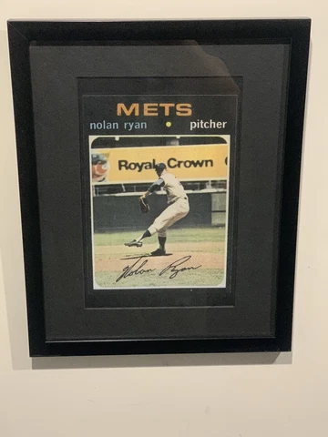 1971 Topps Nolan Ryan (Custom Mini Poser) Frame Not Included (READ) Cover