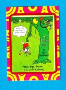 2014 Wacky Packages Serie 1 "THE TALKING TREE" #3 Red Border Ridiculous Reads - Bild 1 von 1