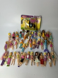 VINTAGE 2000’s POLLY POCKET LOT OF 38 3.5” DOLLS PLUS HORSE IN PACKAGE - Picture 1 of 8
