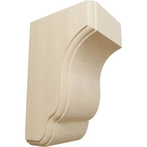 Ekena Millwork COR03X04X06CPRW Capistrano Mission Wood Corbels 3 1/2"W x 4"D ... - Picture 1 of 4