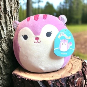 Squishmallow 7-8” Allina The Squirrel AUTENTICO KellyToy peluche morbido giocattolo regalo NUOVO - Foto 1 di 7