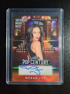 MEGAN FOX 2025 Leaf Pop Century AUTO #1/2 SNL HOST 26.09.2009 RED TRANSFORMERS - Bild 1 von 2