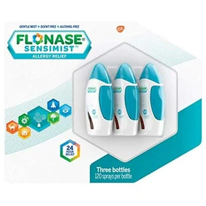 Flonase Sensimist Allergy Relief Nasal Spray, Great Size 1 Pack ( Total 3 - Picture 1 of 4