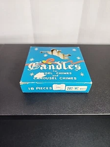 Vintage 18 Pc Candles for Swedish ANGEL CHIMES/ Carousel Brass For Christmas NOS - Picture 1 of 4