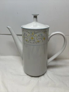 Noritake Porcelain China Epic 2680 Floral Teapot - Picture 1 of 11