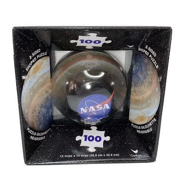 100-Piece NASA Double-Sided Jigsaw Puzzle-Silhouette Reversible Spin Master - Image 1 of 4