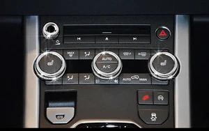 Crystal Console AC Stereo Volume Switch Cover Trim For Range Rover Evoque 12-18 - Picture 1 of 3