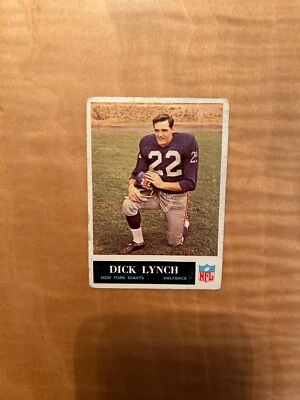 1965 PHILADELPHIA FOOTBALL #119 DICK LYNCH!! $1 SHIPPING!! - Image 1 of 2