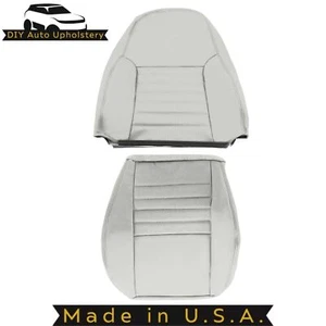 1999-2004 For Ford Mustang GT Genuine Leather Passenger Side Covers Oxford White - Picture 1 of 11