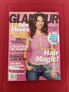 GLAMOUR Magazine April 2003 Hilary Swank - Picture 1 of 8