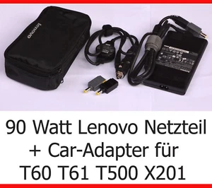 NETZTEIL KFZ ADAPTER LENOVO 41R0139 THINKPAD T60 T61 T420 X60  16/19/20V CAR-5  - Bild 1 von 1