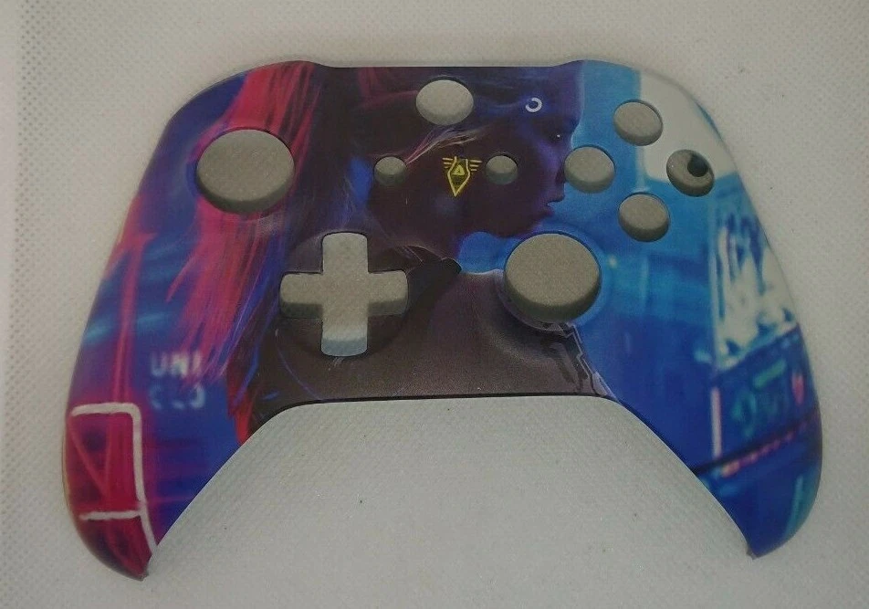 Custom Xbox One S Controller "Cyberpunk Girl"  Front Shell [2] - Image 1 of 1