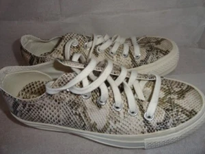 Converse Chuck Taylor All Star Lift Platform Snakeskin Sneakers Shoes Womens 6.5 - Picture 1 of 6