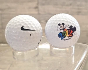 Disneyland 2012 Nike Golf Balls Set of 2 Mickey Disney - Picture 1 of 3