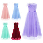 Kids Girls Ball Gown Prom Dress Occasion Flower Girl Festive Dancewear Maxi