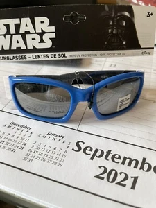 Boys STAR WARS Theme Sunglasses - Blue Teal Color Only - Boys size NICE - Picture 1 of 2