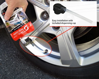 TireJect 2-in-1 On-Road Automotive Tire Sealant for bead leaks and punctures - Image 1 of 2