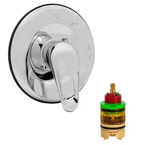 Tub and Shower Escutcheon Rebuild Kit Complete for Gerber Safetemp II, Polish... - Picture 1 of 7