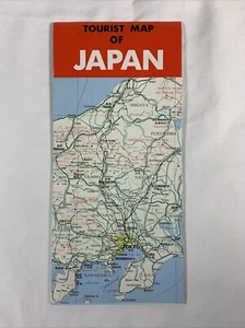 Vintage Tourist Map of Japan ~1989, 30" width x 17" high - Picture 1 of 4