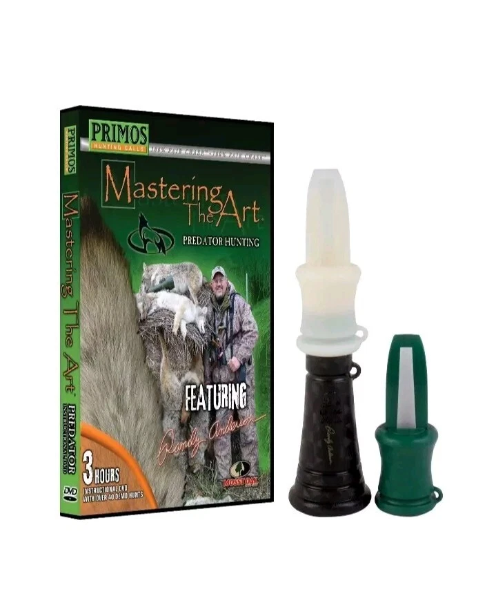New Primos Mastering The Art Predator Pak 354 Instructional DVD and Coyote Call  - Image 1 of 3