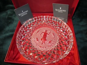 Waterford Crystal 1995 12 Days of Christmas 12 Drummer Drumming 8" Plate MIB - Bild 1 von 8
