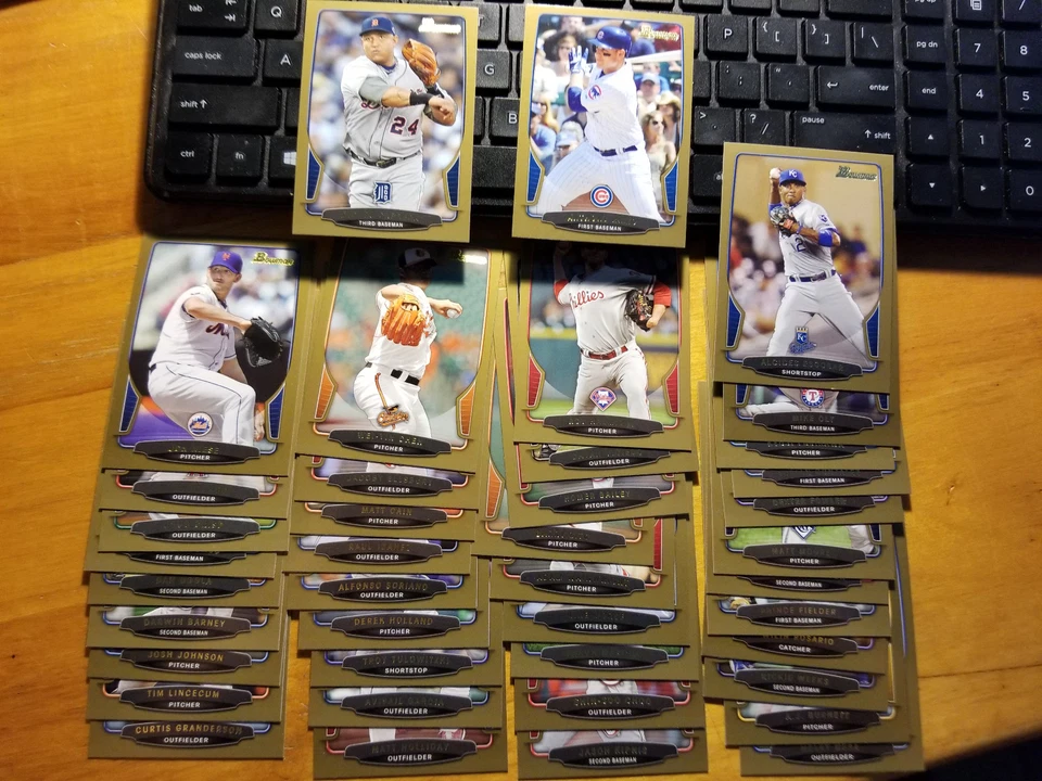 2013 Bowman Baseball Gold parallel Fill your set you pick choice - Image 1 of 1
