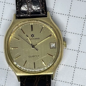 Herren Armbanduhr Junghans Quartz mit Datumsanzeige, Batterie neu A4 - Bild 1 von 17