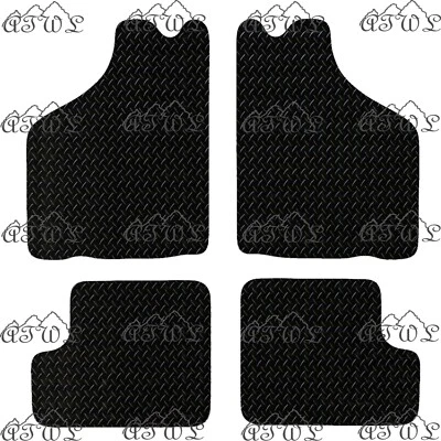 JUEGO DE TAPETES DE COCHE DE GOMA NEGRA AUSTIN MINI 1959 A 1994 A MEDIDA (1 CLIP) Foto 1 de 4