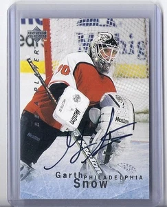1995-96 Upper Deck Be a Player Garth Snow Automático Bap Ud Firma Flyers - Imagen 1 de 1