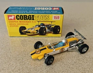 Corgi 159 Cooper-Maserati F/1 Driver Steering - Excellent In Original Box 1969 - Picture 1 of 3