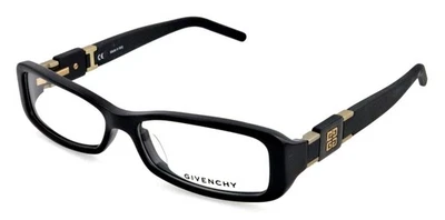 Nuevo GIVENCHY VGV680 0700 53mm Negro Dorado Monturas de Gafas Italia Unisex Foto 1 de 4