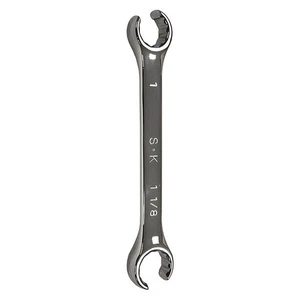 SK Flare Nut Wrench 1in x 1-1/8 in SAE Chrome Alloy Steel Double End 10 in - Picture 1 of 3
