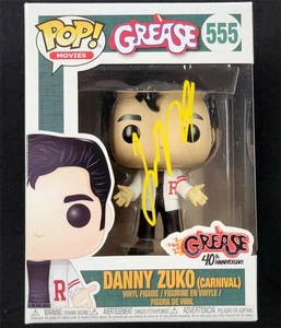 John Travolta signed Grease Danny Zuko Funko Pop! 555 autograph Beckett BAS - Picture 1 of 6