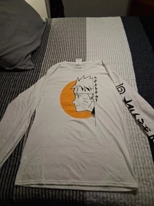 Naruto Shippuden - Shonen Jump - Long Sleeve - White - Graphic T-Shirt Men's M - Picture 1 of 5
