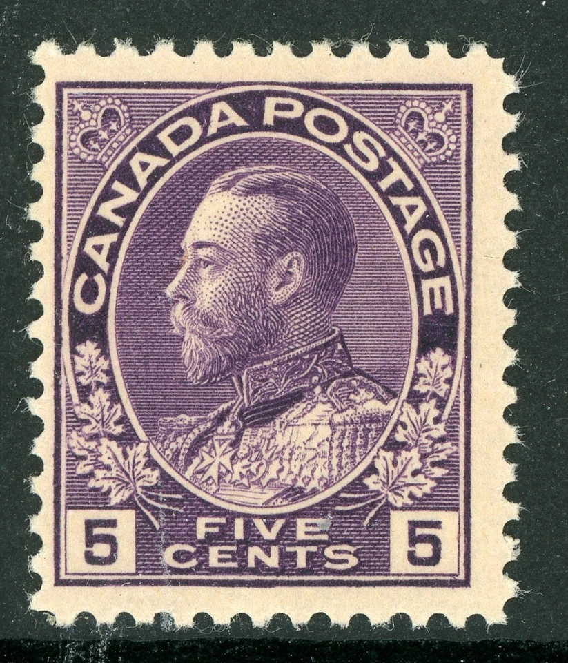 Canada 1922 KGV 5¢ Violet Admiral Scott 112 MNH V762 - Image 1 of 4