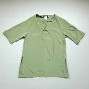 Max Mara Studio Silk Tunic Drawstrings Womens size US 10 F 42 - Picture 1 of 10
