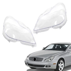 Front Headlight Headlamp Lens Cover For Mercedes Benz W219 CLS350 500 550 06-11 - Picture 1 of 8