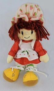"Muñeco de trapo de peluche Strawberry Shortcake de 10"" juguete de peluche 2002" - Imagen 1 de 4