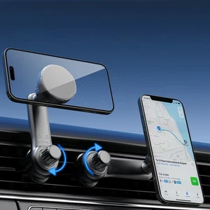 360° Magnetic Car Air Vent Phone Mount Cradle Holder Stand For Cell Phone iPhone - Picture 1 of 8