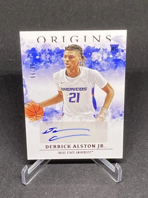 Derrick Alston 2021-22 Panini Chronicles Draft Picks Origins Rookie Auto Red /99 - Image 1 of 3