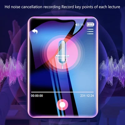 MP3 Player 2.4inch Full Lossless Sound 5.0 FM Radio Recorder Built In - Bild 1 von 4