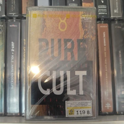 The Cult Pure Cult the Singles FACTORY SEALED cassette album **ref images  - Image 1 of 4